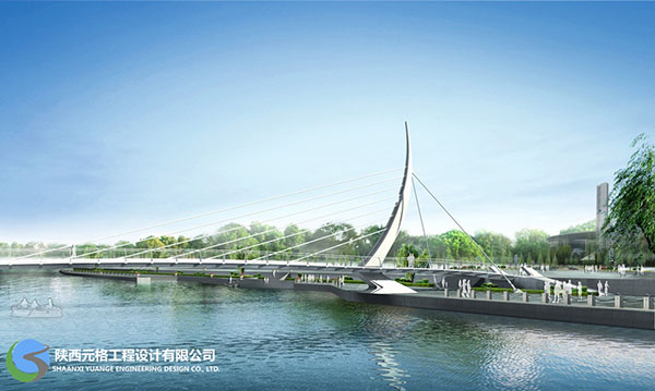 陜西公路橋梁-人行天橋設(shè)計